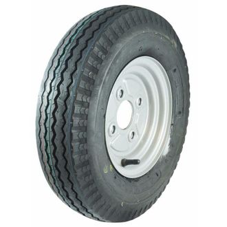 AMA Ruota pneumatica 4,80/4,00/8 con cerchio in ferro a 4 fori Fiat