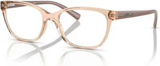 A|X Armani Exchange 53mm Cat Eye optical glasses in Gold at Nordstrom