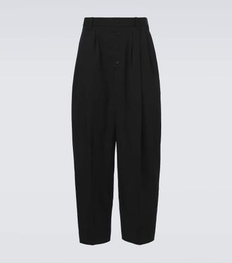 Jacquemus Fernando pleated wool tapered pants