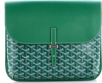 Goyard Coursier Messenger Bag Coated Canvas and Leather
