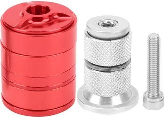 OEM Juego De 6 Espaciadores De Direcci&oacute;n De Aleaci&oacute;n De Aluminio Para Bicicletas De Monta&ntilde;a - Jinfgerne - Ligeros, Duraderos E Impermeables, Compatibles C