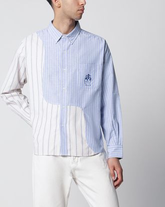 Brain Dead Camicia color-block a righe in cotone