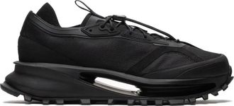 Yohji Yamamoto Schoenen, Heren, Zwart, 44 1/2 EU, Zwarte Veterschoenen Rubberen Zool