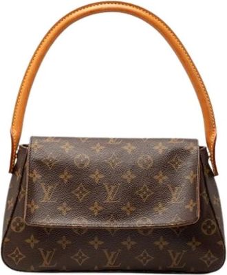 Louis Vuitton Pre-owned Handbags, female, Brown, Size: ONE SIZE Pre-owned The Looping Mini