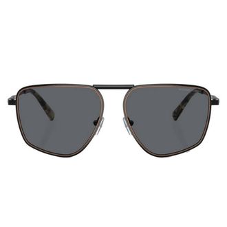 Michael Kors Silverton Dark Grey Navigator Mens Sunglasses MK1153 100587 58