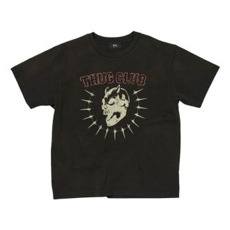 Thug Club Vintage Riding Skull T-Shirt Black TC26TS0402