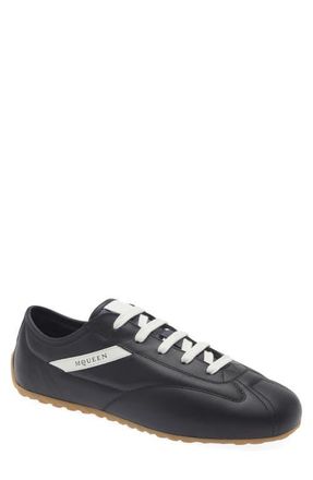 Alexander McQueen Boxe Low Top Sneaker in Black at Nordstrom, Size 11Us
