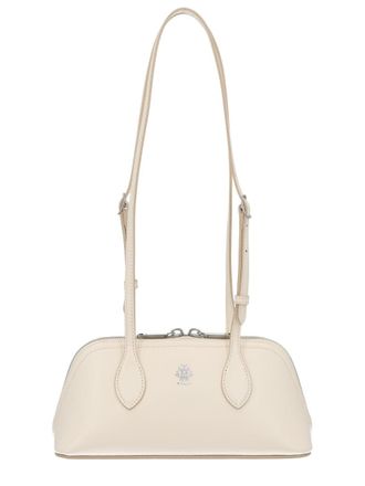 Bally Praline S Structured Leather Handbag