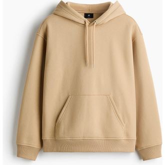 H&M Loose Fit Hoodie in Beige at Nordstrom, Size Xxx-Large
