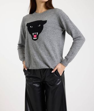 Brodie Pantha Jumper In Mid Grey