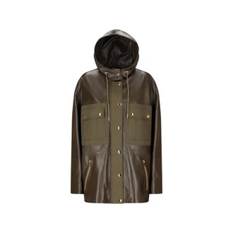 Celine Mujer, Abrigos, Marr&oacute;n, Talla: L