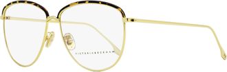 Victoria Beckham VB2100 Tea Cup Metal Eyeglasses - Gold