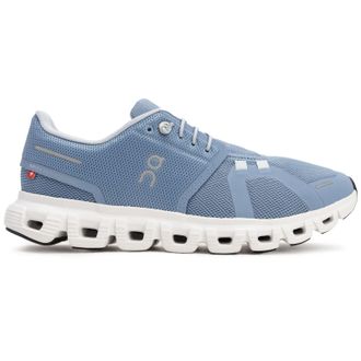 On Cloud 6 Polyester Womens Running Trainers - Chambray White - Size:UK 5.5