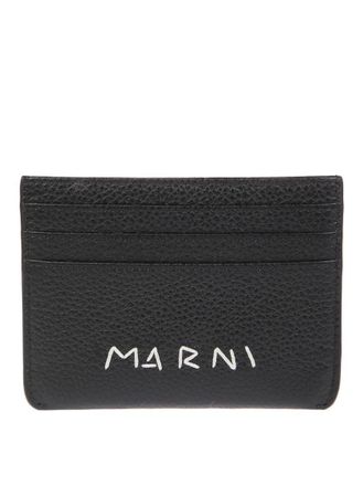 Marni Textured Cardholder With Distinctive Logo