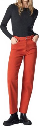 Mavi Stretch Denim Jeans In Orange