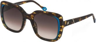 Yalea Womens SYA027N530743 53 Sunglasses - Brown - One Size