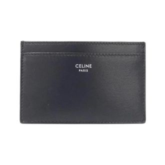 Celine Pre-owned Wallets, female, Black, Size: ONE SIZE Pre-owned Calf Card Case