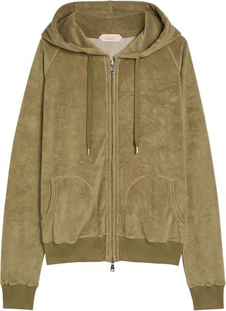 Aur&eacute;lien Hooded Terry Jumper - Khaki - XL