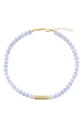 Little Words Project Bolder Trust Necklace in White at Nordstrom