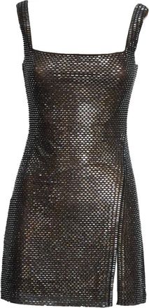 Self Portrait Short Dresses, female, Gray, Size: 2XS Short Dresses