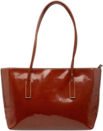 Prada Pre-owned Tote Bags, female, Brown, Size: ONE SIZE Pre-owned Vintage Tote Bag