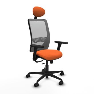 Piqueras y Crespo Silla Piqueras Y Crespo Zulema Negro Soporte Lumbar Ajustable