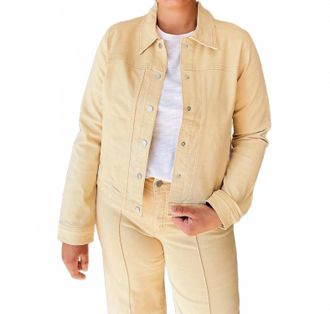 FDJ Olivia Jean Jacket In Yellow