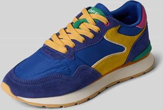 Hoff Sneaker aus Leder-Mix mit Logo-Detail Modell City in Royal, Gr&ouml;&szlig;e 36