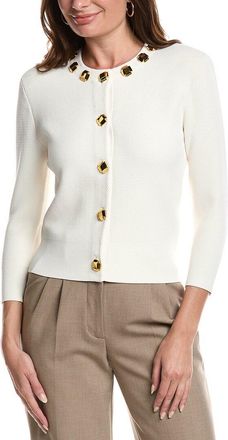 St. John Pique Knit Sweater