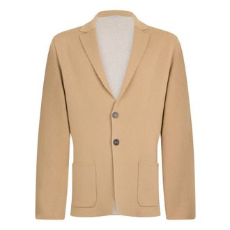 Malo Blazers, male, Beige, 2XL, Cashmere Jacket