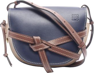 Loewe Pre-owned Loewe Small Tricolor Leather Gate Crossbody Ladies NPRI5402BWCJEAJZ