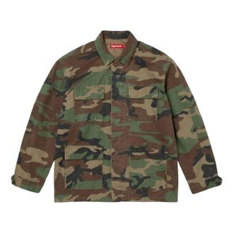 SUPREME FW26 Ripstop BDU Shirt Jacket Woodland Camo SUP-FW26-089-WMO