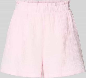 Vero Moda Loose Fit Shorts aus reiner Baumwolle Modell NATALI in Rosa, Gr&ouml;&szlig;e XL