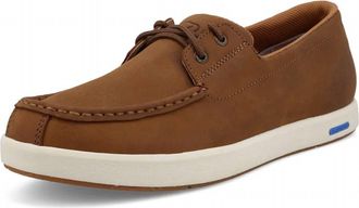 Twisted X Boots Mens Boat Ultra Lite X Shoe In Lion Tan