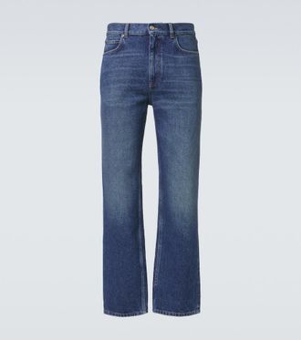 The Row Vanya faded wide-leg jeans