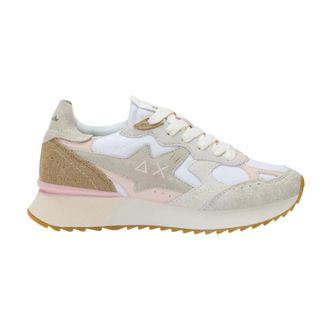 Sun 68 Sneakers, female, White, Size: 11 US Stargirl Multicolor Option
