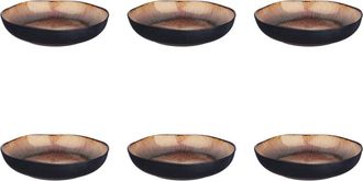Björn Borg Plato hondo IRIS Ø22,5cm - 6 Piezas - Marrón salvaje