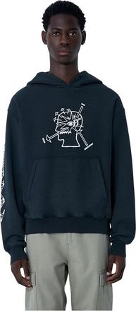 Brain Dead Logo Katoenen Hoodie - Heren - Hoodies - Zwart - XL - Katoen - Hoodies & sweatvesten