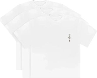 Travis Scott CJ T-Shirt (3 Pack) White CFMF-3T11-WHIT