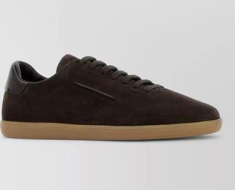 Ermenegildo Zegna suede low profile sneakers rubber sole