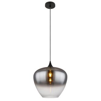 Globo Lighting L&aacute;mpara Colgante - Maxy - Negro - Vidrio - &Oslash; 40cm - E27