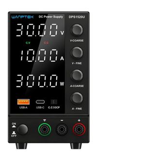 OEM Fuente De Alimentaci&oacute;n De Cc Wanptek, Salida De 30 V Y 10 A, Regulaci&oacute;n De Voltaje Ajustable