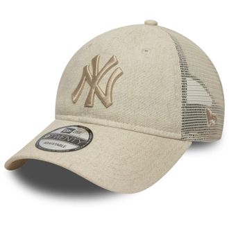 New Era 9Twenty Trucker Cap - Linen New York Yankees Beige