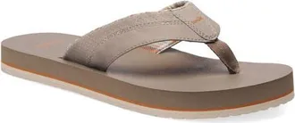 Sanuk Beer Cozy IV Flip Flop in Brindle at Nordstrom, Size 14