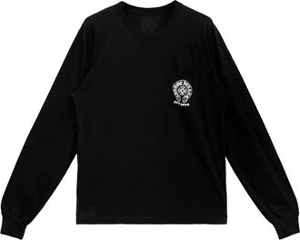 Chrome Hearts T-shirt New York a maniche lunghe - Nero