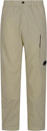 C.P. Company Flatt Nylon Regular Cargo Pants - Heren - Straight fit broeken - Beige - 2XL - Nylon - Broeken