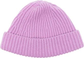Amaranto ribbed-knit beanie - men - Fabric - One Size - Purple