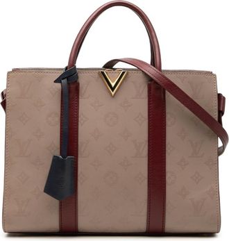 Louis Vuitton Monogram Bordeaux Mastic Raisin Leather Shoulder Bag Tote Bag (Pre-Owned)