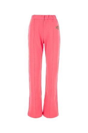 Chiara Ferragni Dark Pink Cotton Joggers