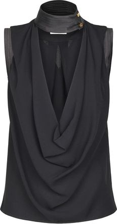 Elisabetta Franchi Mujer, Camisetas, Negro, Talla: S